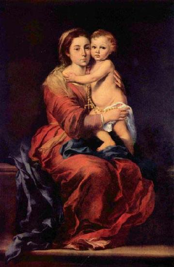 Bartolome Esteban Murillo Madonna with the Rosary France oil painting art